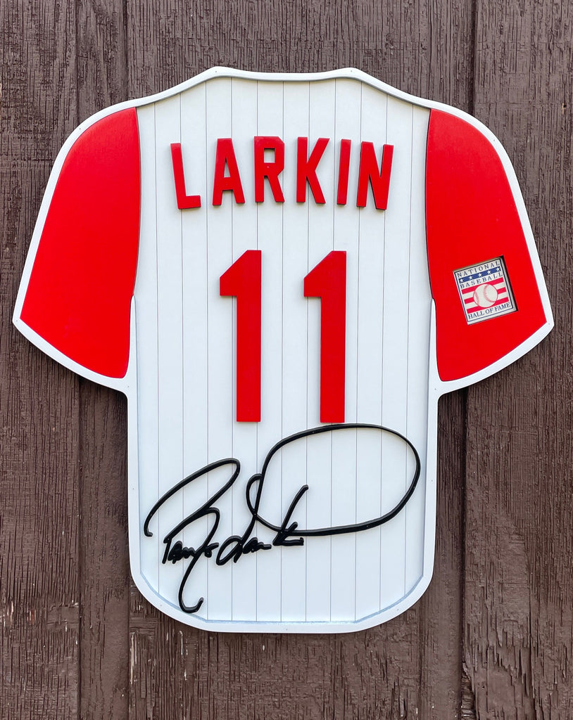 Barry Larkin Player Jersey Wall Sign