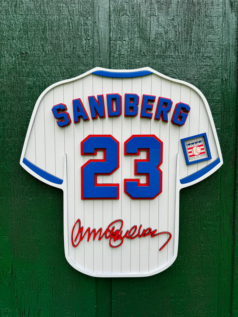 Ryne Sandberg Player Jersey Wall Sign