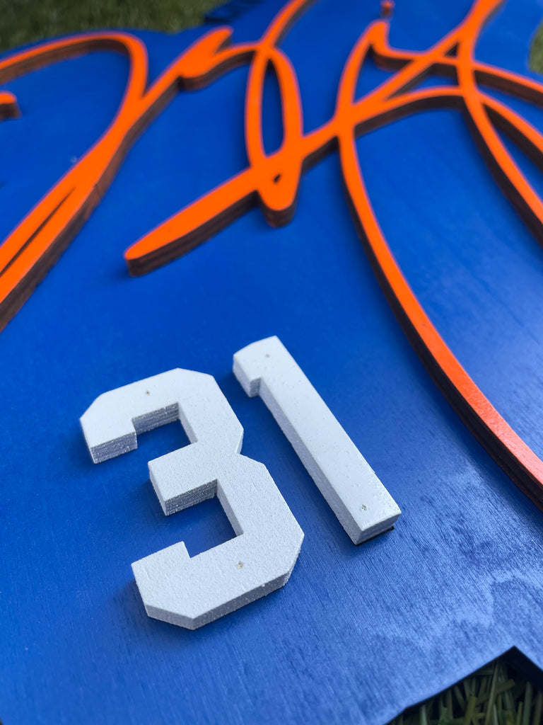 Mike Piazza 3D Signature Color Wood Wall Sign
