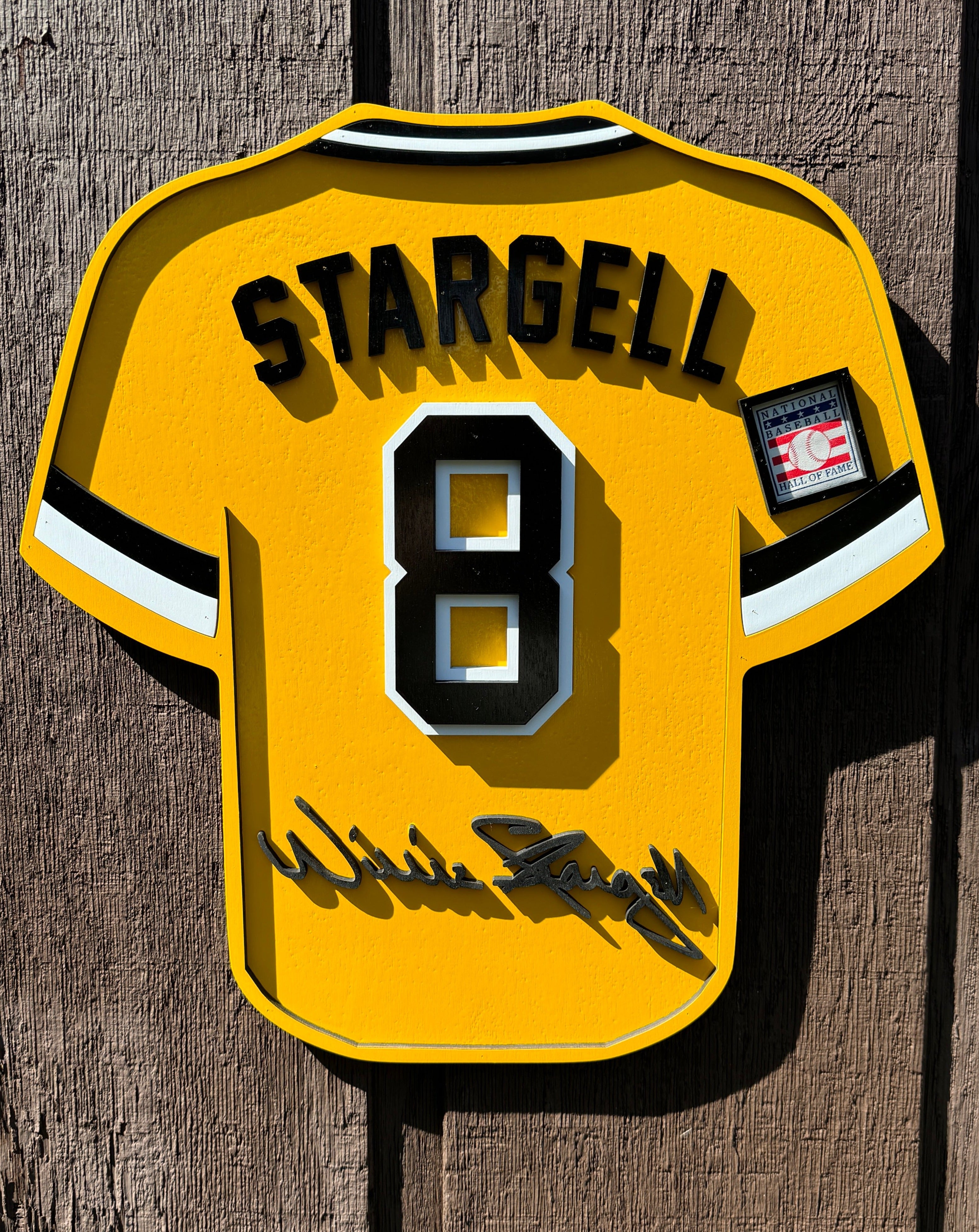 Willie Stargell Player Jersey Wall Sign Game Day Feels