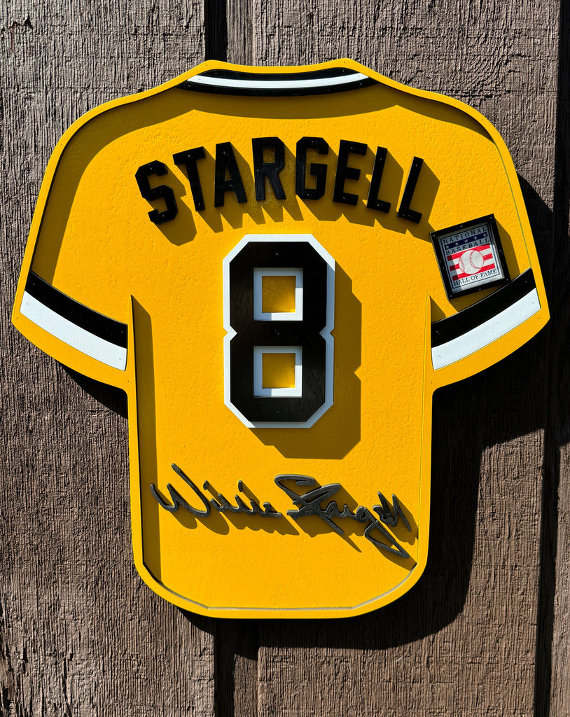Willie Stargell Player Jersey Wall Sign