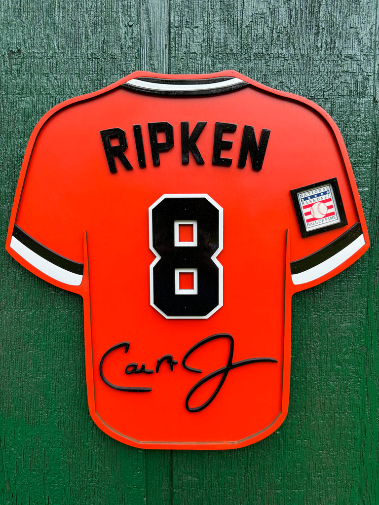 Cal Ripken Jr. Player Jersey Wall Sign