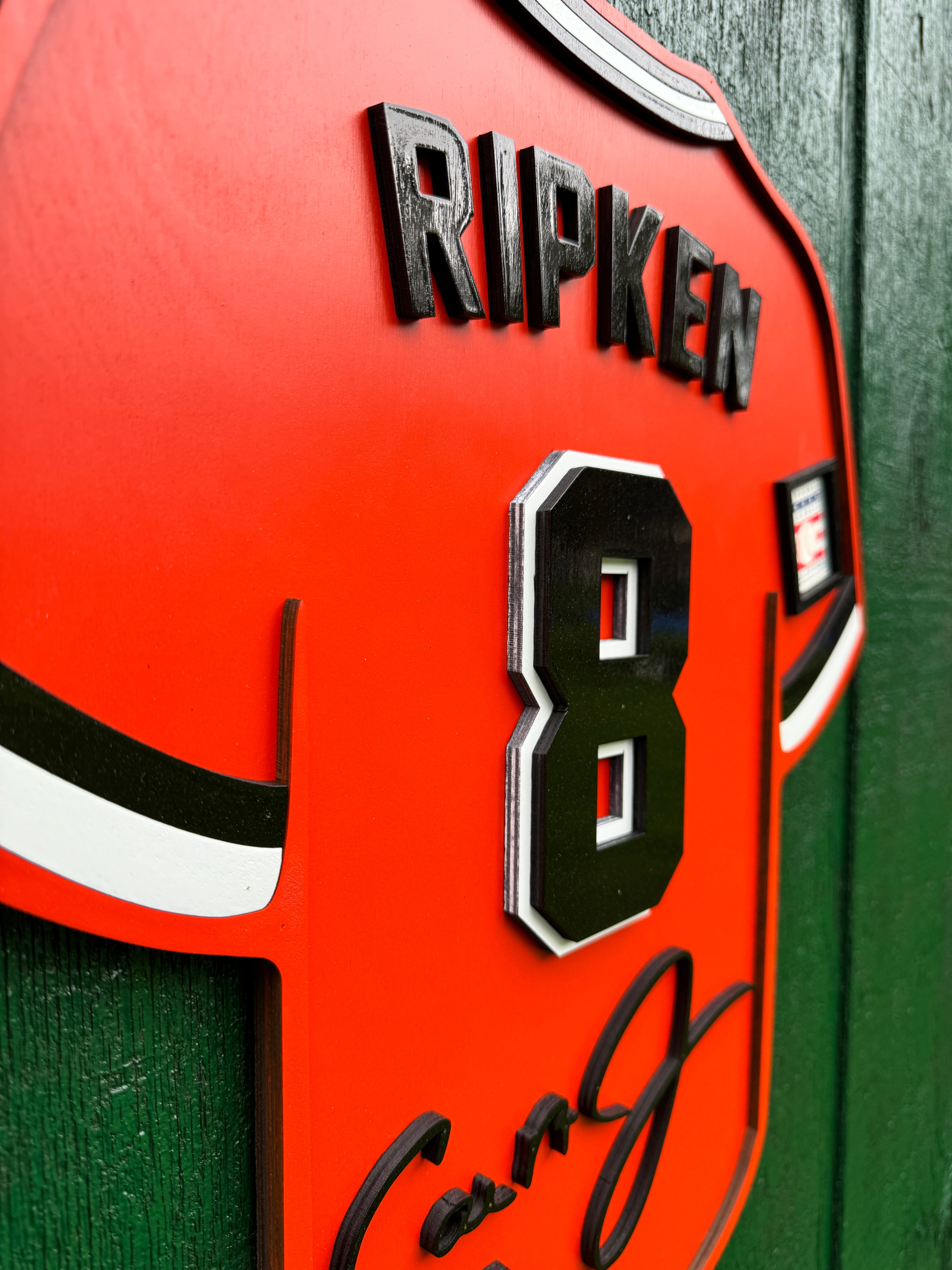Cal Ripken Jr. Player Jersey Wall Sign Game Day Feels
