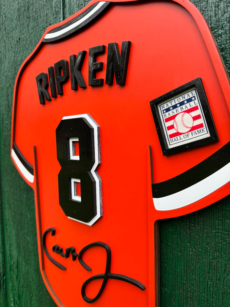 Cal Ripken Jr. Player Jersey Wall Sign