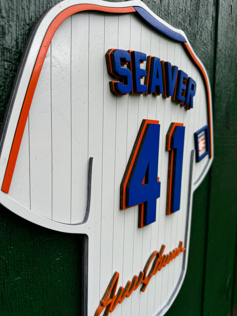 Tom Seaver Player Jersey Wall Sign